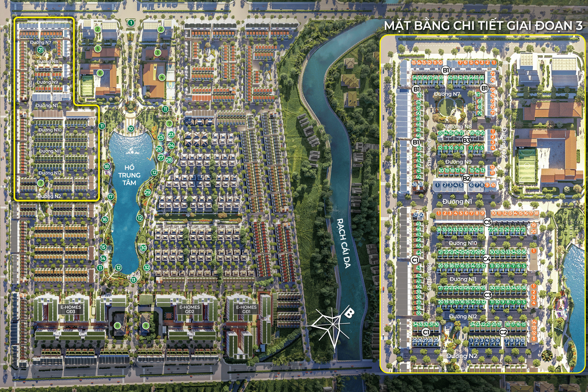 Mặt bằng dự án Nam Long 2