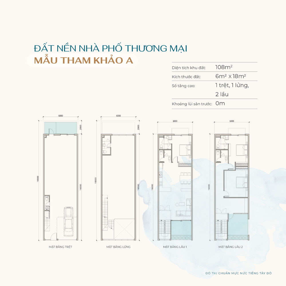 Mẫu thiết kế nhà phố thương mại Nam Long 2