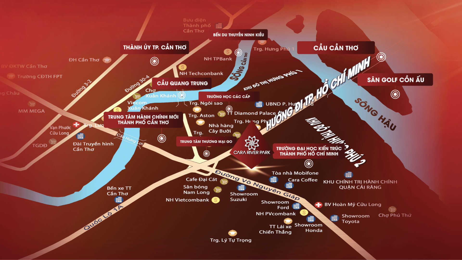 Vị trí dự án Cara River Park