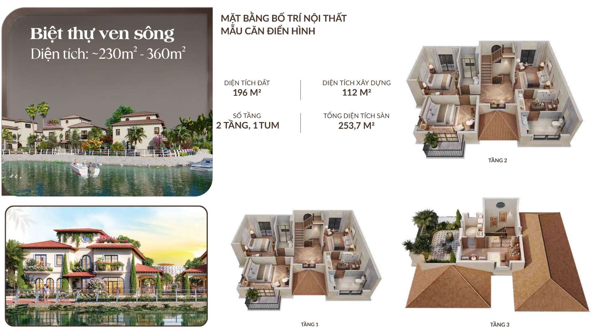 Sản phẩm biệt thự T&T Phước Thọ Vĩnh Long